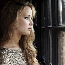 Схема вышивки «Дженнифер Лоуренс»