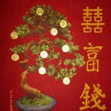 Схема вышивки «денежное дерево»