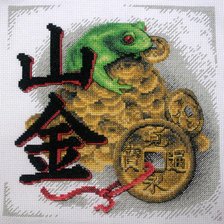 Схема вышивки «жаба»