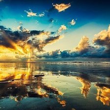 Схема вышивки «Облака)»