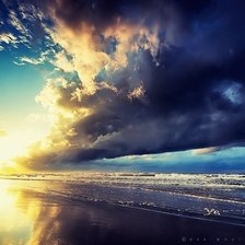 Схема вышивки «Облака)»