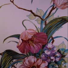 Схема вышивки «винтажный букет»