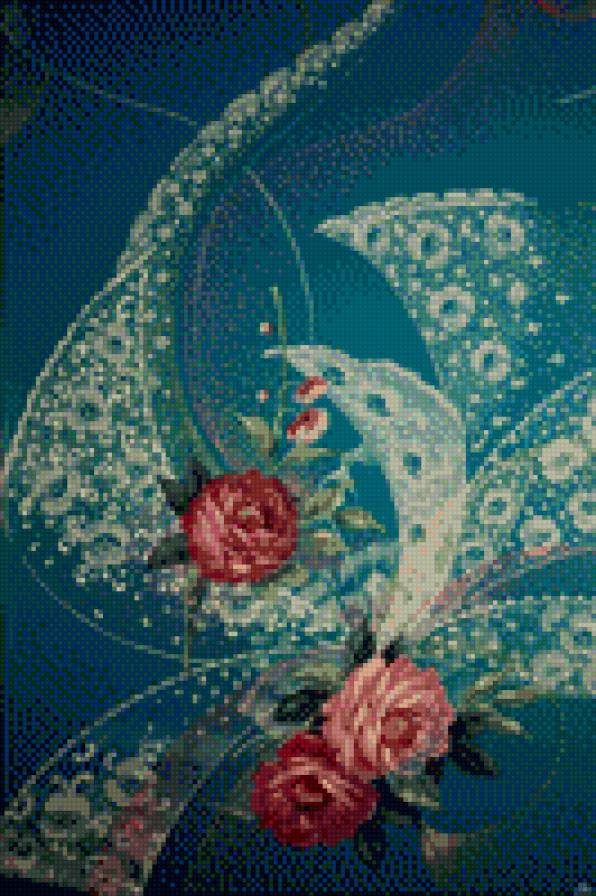 винтажный букет - натюрморт, ретро, цветы, букет - предпросмотр