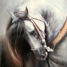 Схема вышивки «конь»