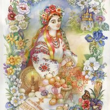 Схема вышивки «Пасхальная»