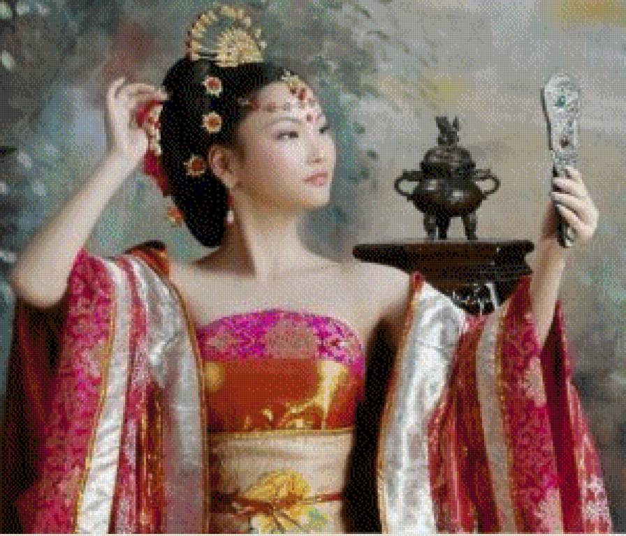 Китайская красавица - девушка, китай - предпросмотр