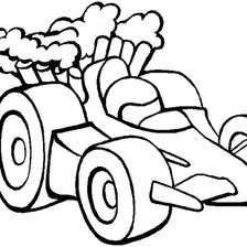 Схема вышивки «гончая машинка»