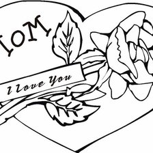 Схема вышивки «сердце»