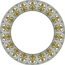 Схема вышивки «узор, рамка»