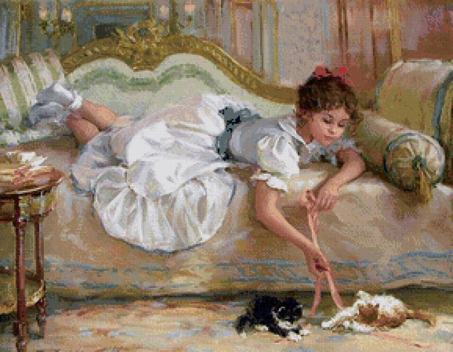 Леди 3 - совершенство, котята, юная, дети - предпросмотр