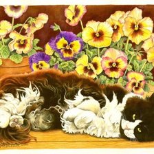 Схема вышивки «цветочек»