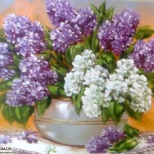 Схема вышивки «Сиреневая нежность»