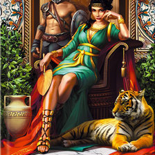 Схема вышивки «женский образ»