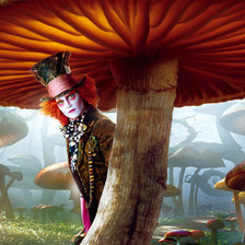 Схема вышивки «Алиса в стране чудес»