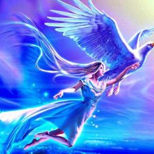 Схема вышивки «птица»