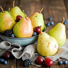 Схема вышивки «Фрукты»