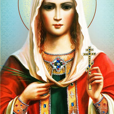 Схема вышивки «святая татианна»