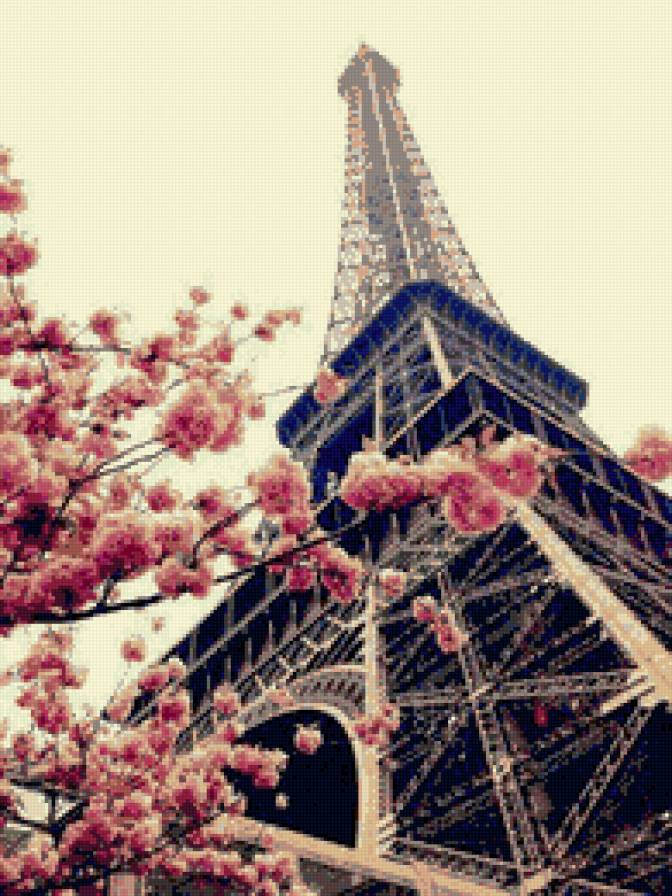 эйфелева башня - пейзаж - предпросмотр