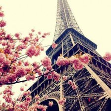 Схема вышивки «эйфелева башня»