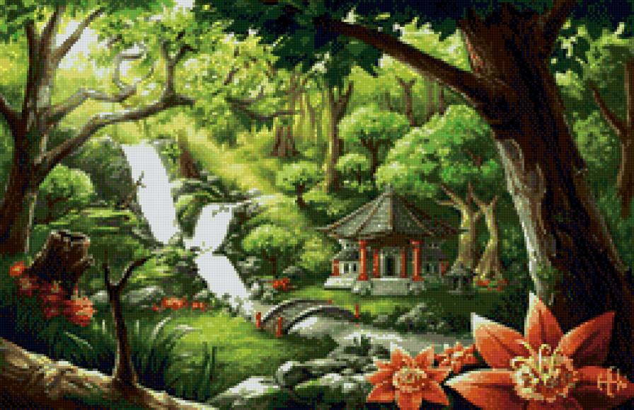 пейзаж - дом, природа, пейзаж - предпросмотр