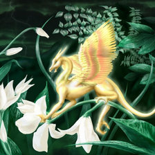 Схема вышивки «солнечный дракон»