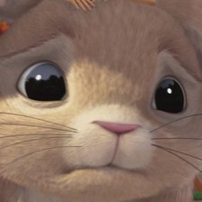 Схема вышивки «зайка»