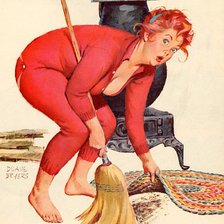 Схема вышивки «уборка»