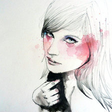 Схема вышивки «Женский портрет»