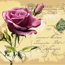 Схема вышивки «пано почтовая открытка»