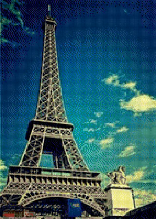 Эйфелева Башня - париж.башня.небо.мечта - предпросмотр