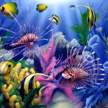 Схема вышивки «Аквариум»