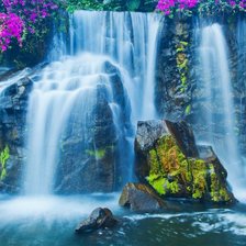 Схема вышивки «водопад»