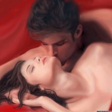 Схема вышивки «влюбленные»