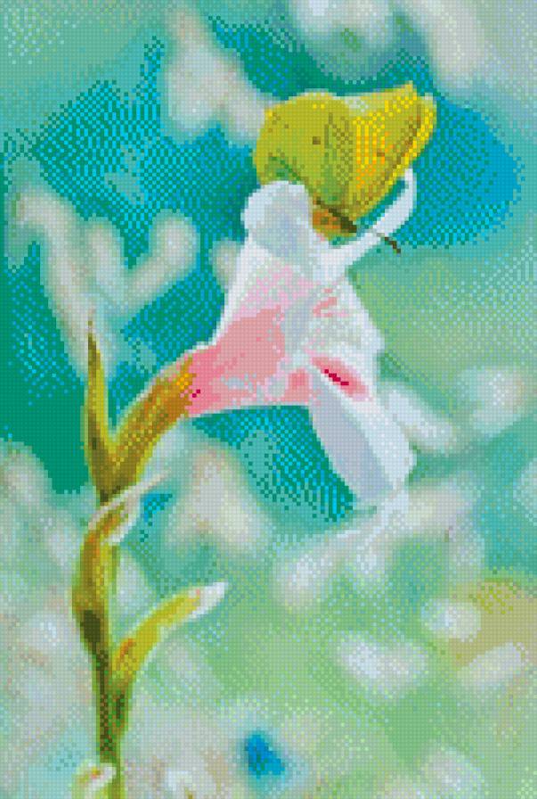 Бабочка - бабочка, природа, цветок - предпросмотр