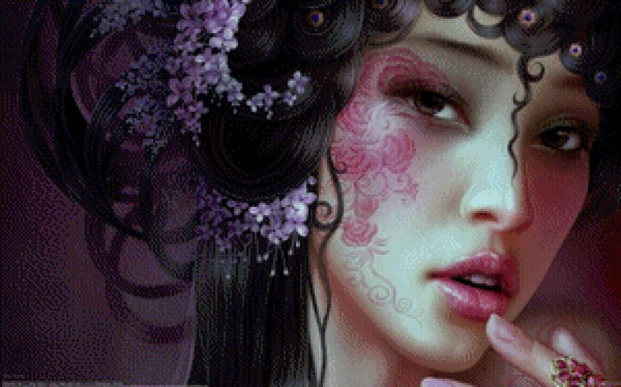 Девушка востока - взгляд, портрет, девушка, восток - предпросмотр