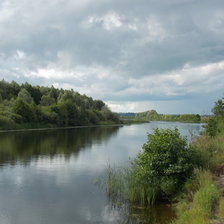 Схема вышивки «Река»
