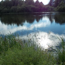 Схема вышивки «Река»