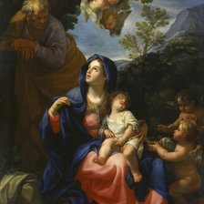 Схема вышивки «Giovanni Odazzi, The Rest on the Flight to Egypt»