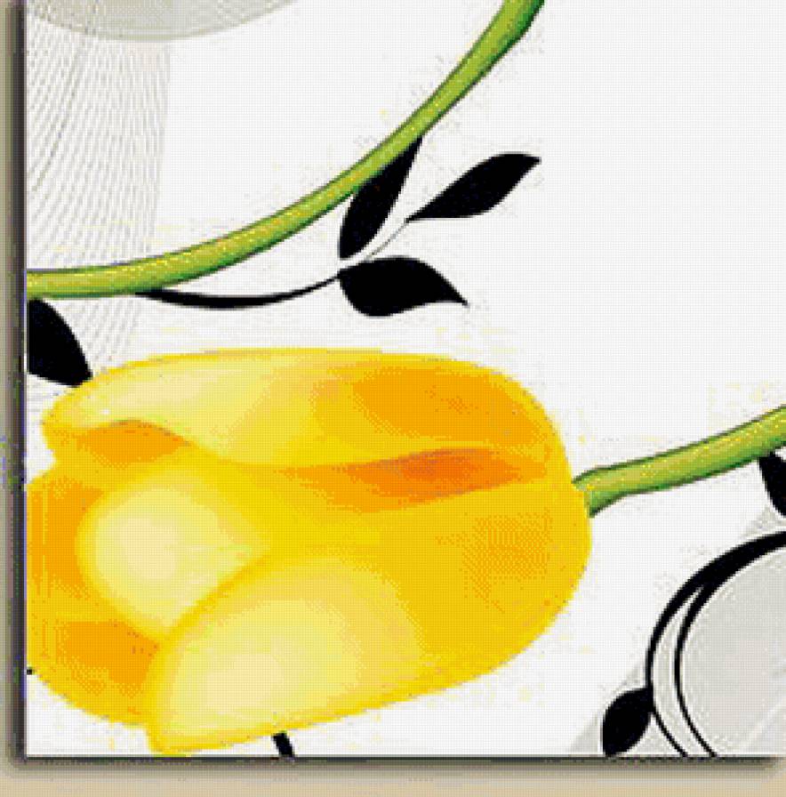 Желтые тюльпаны - цветы - предпросмотр