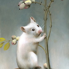 Схема вышивки «Мышка»