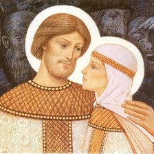 Схема вышивки «Петр и Февронья»