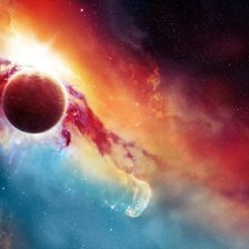 Схема вышивки «Космос»