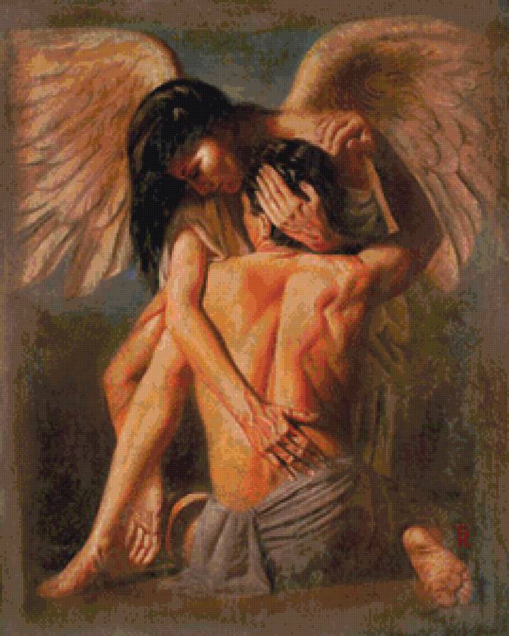 ангел хранитель - пара, ангел - предпросмотр