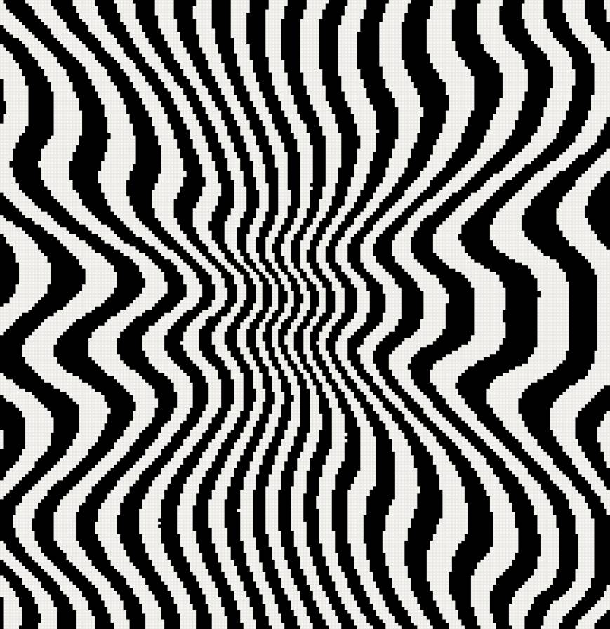 оптическая иллюзия-2 - монохром - предпросмотр