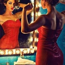 Схема вышивки «Отражение»