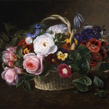 корзинка с цветами