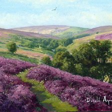 лавандовый пейзаж