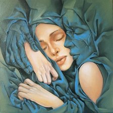 Схема вышивки «объятие»