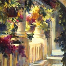 Схема вышивки «летняя терраса»