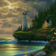 Схема вышивки «маяк»